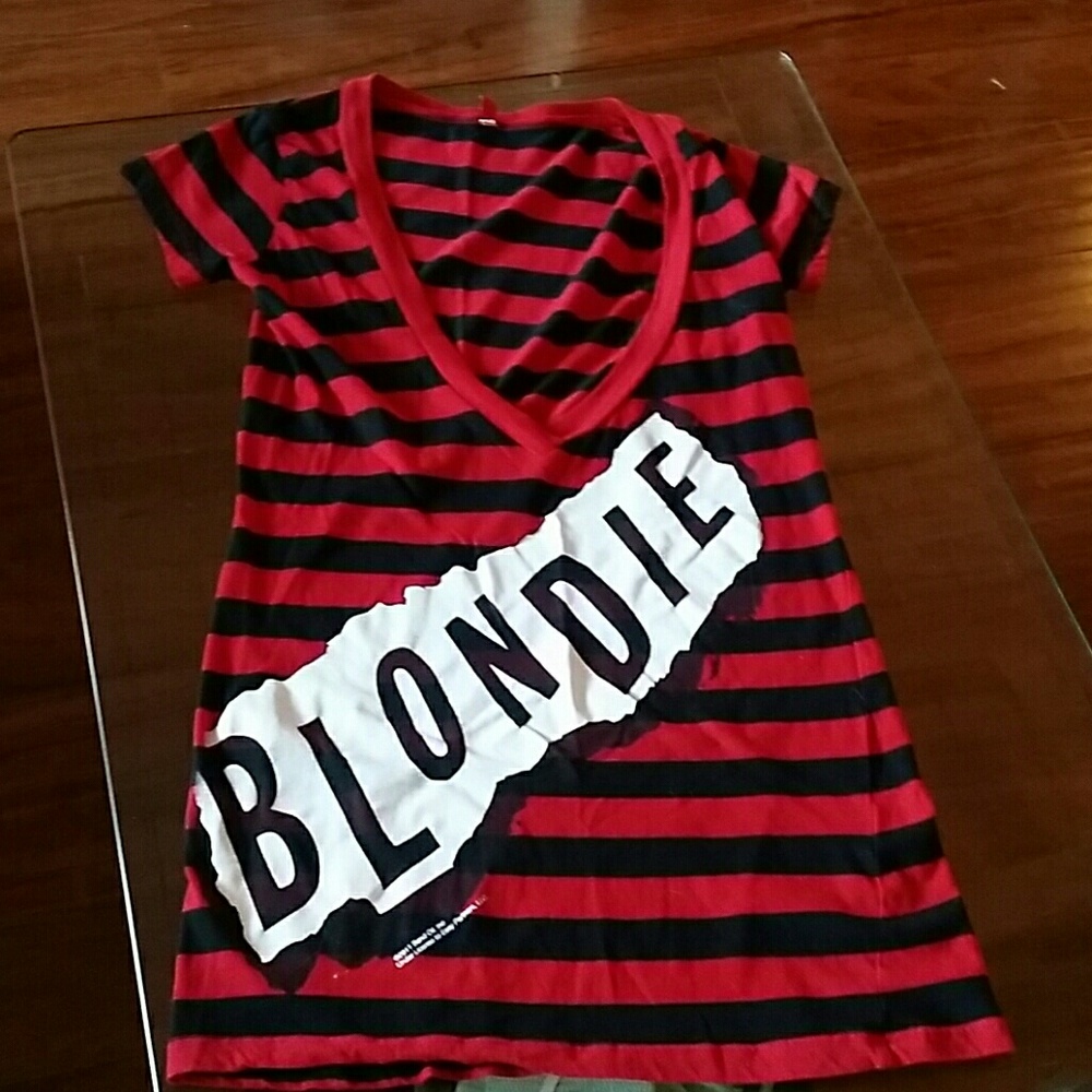 Blondie Super Deep V neck thirty Dress Tunic Small